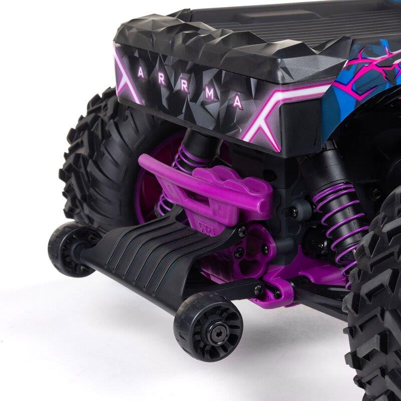 ARRMA 1/10 QUAKE 223S DSC 2WD RTR Brushless Monster Truck, Purple - 20