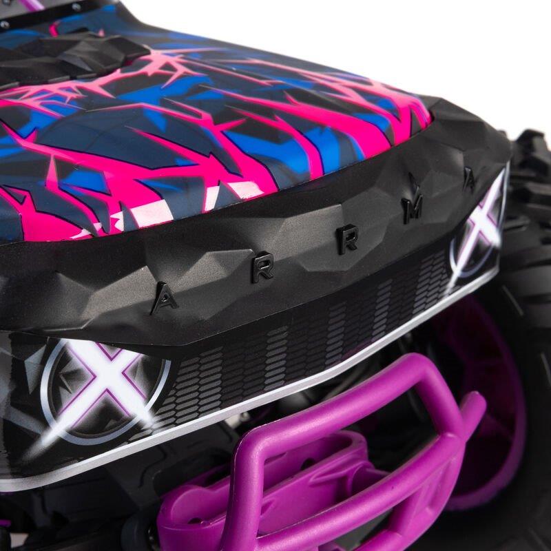 ARRMA 1/10 QUAKE 223S DSC 2WD RTR Brushless Monster Truck, Purple - 18