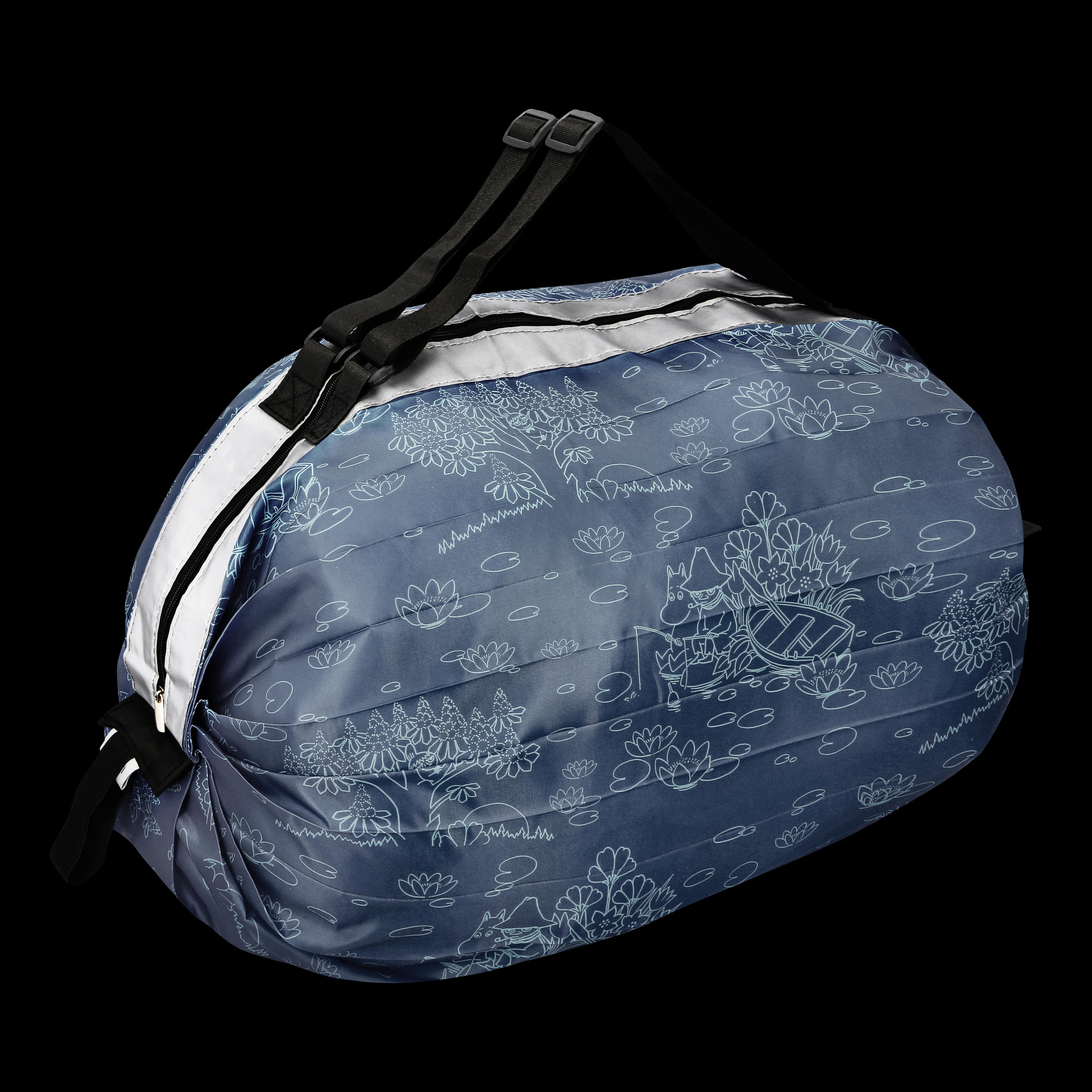 Moomin Multifunctional Bag Blue - Can be folded - 6
