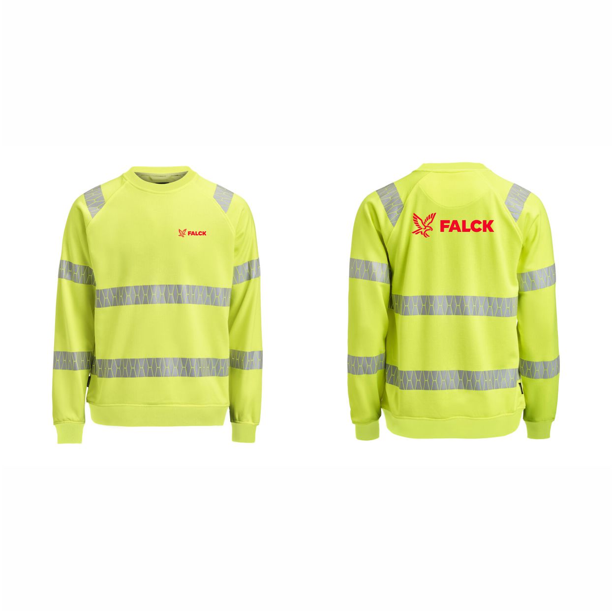 Sweatshirt Certifierad i varselklass 2/3 enligt EN ISO 20471