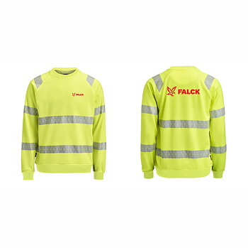 Sweatshirt Certifierad i varselklass 2/3 enligt EN ISO 20471