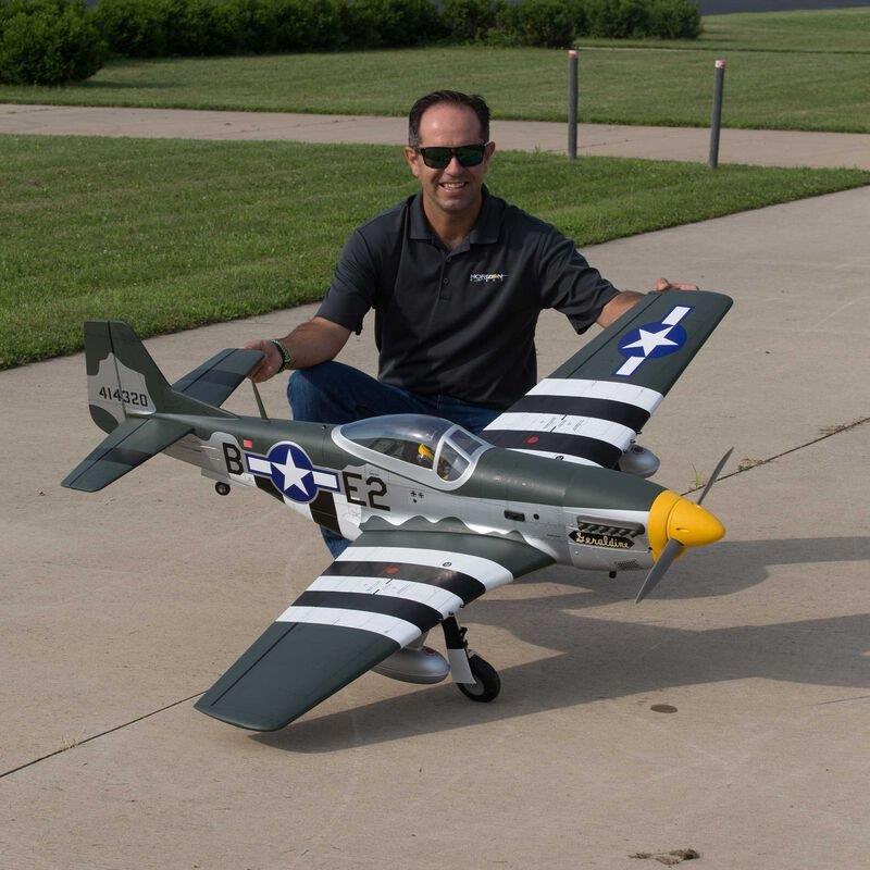 Hangar 9 P-51D Mustang 20cc ARF, 69.5inch - 33