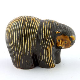 Lisa Larson (Lillskansen 1978) Beloved Brown Bear 9/7 cm (2)