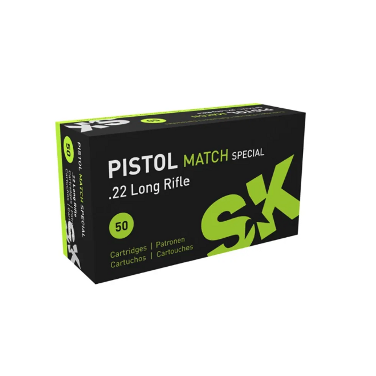 SK Pistol Match Spezial LRN .22lr -50 pack