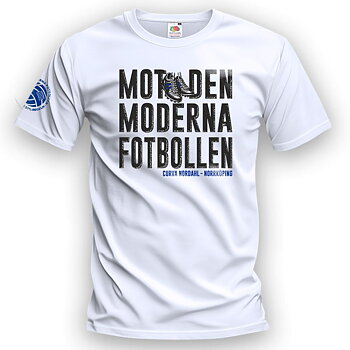 Mot den moderna fotbollen - T-shirt (tryck fram + ärmtryck)