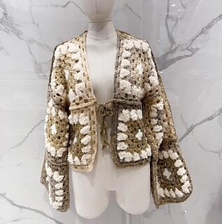 Granny Cardigan Beige