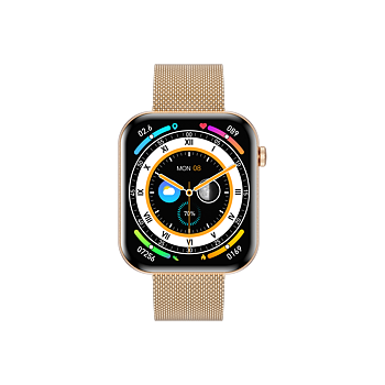 Philippe Palmer Smart Watch LP71 Ultra Thin AMOLED Gold Mesh