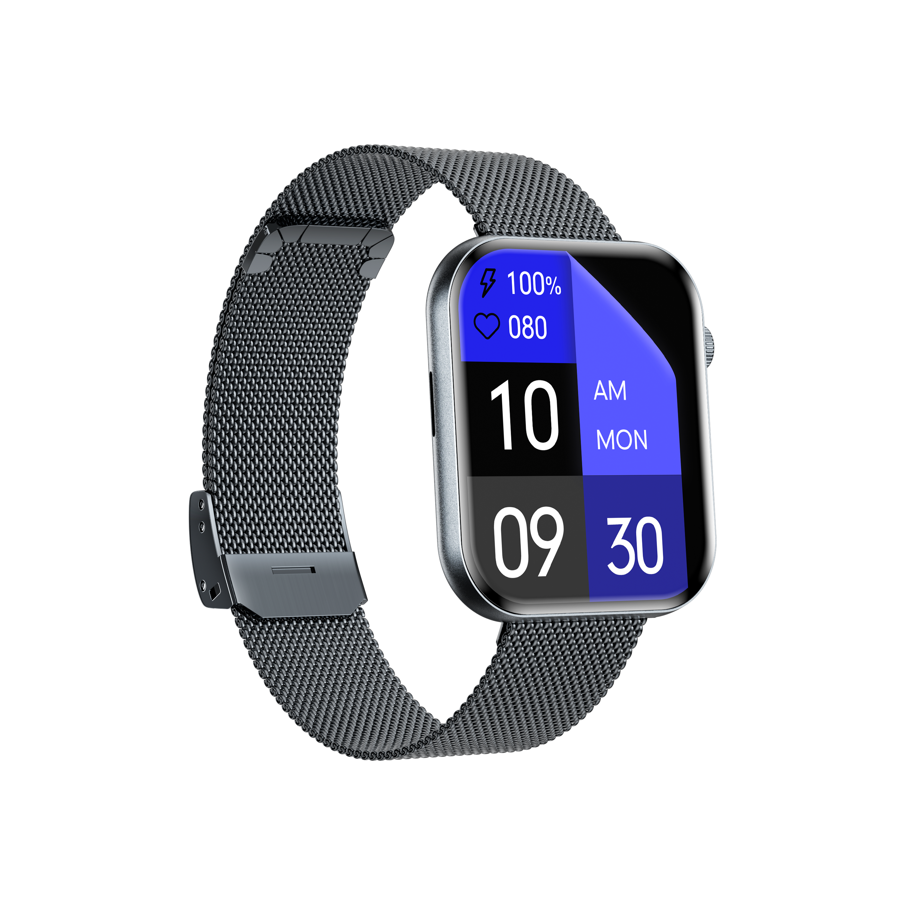 Philippe Palmer Smart Watch LP71 Ultra Thin AMOLED Black Mesh - 3