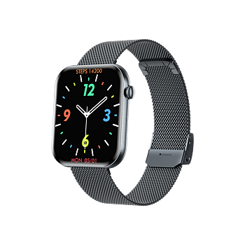 Philippe Palmer Smart Watch LP71 Ultra Thin AMOLED Black Mesh