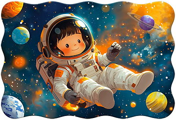 Little Astronaut, 20-bitarspussel Maxi (C-02450)