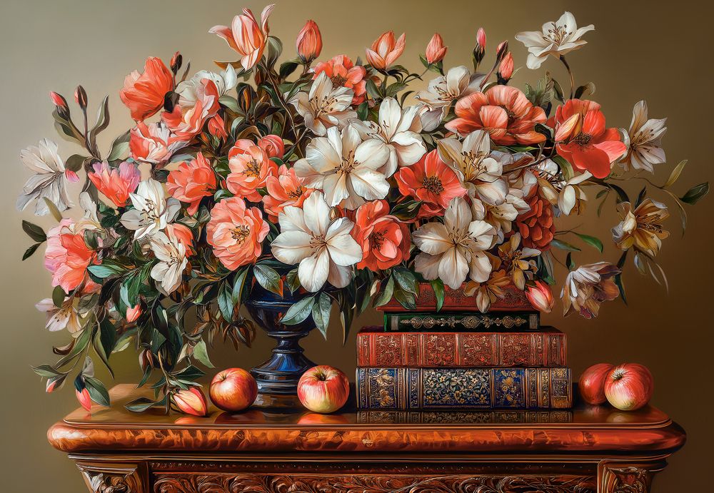 Floral Evening, puslespil med 1000 brikker (C-105373-2)