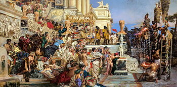 Nero's Torches, Henryk Siemiradzki, puslespil med 4000 brikker, Art Collection (C-400423-2)