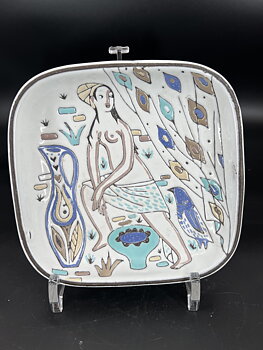 Upsala Ekeby UE ,1926 unikat,Mari Simmulson , skålfat