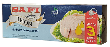 Tunafisk i Solrosolja 240 g / 3p