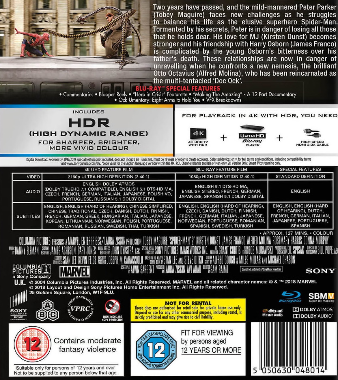 Spider-Man 2 (4K Ultra HD + Blu-ray) - 2
