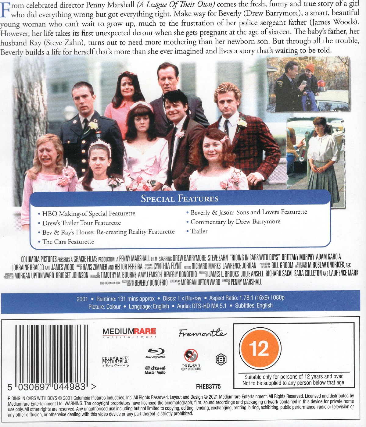 Riding In Cars With Boys (ej svensk text) (Blu-ray) - 2