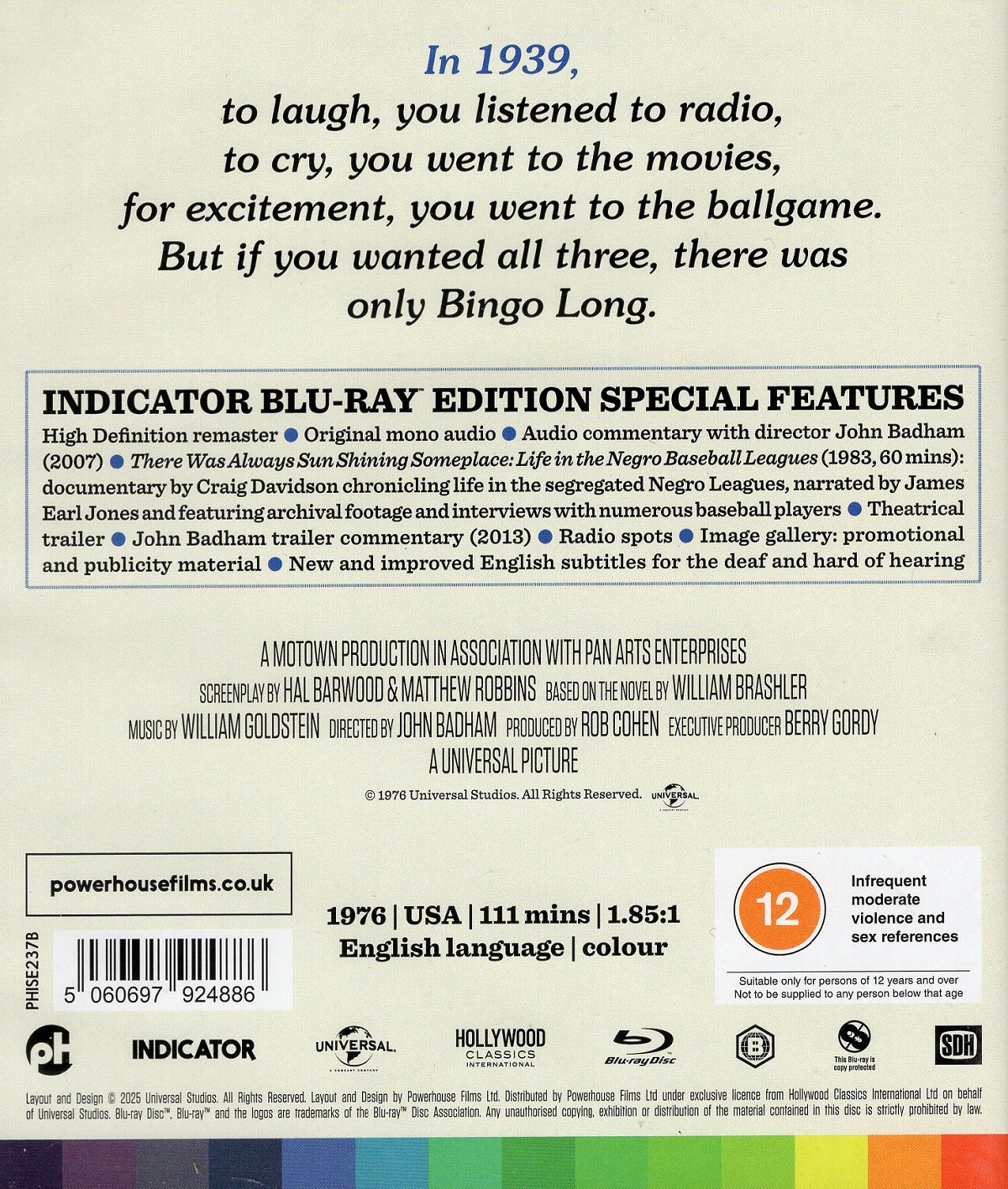 The Bingo Long Traveling All-stars & Motor Kings (ej svensk text) (Blu-ray) - 2