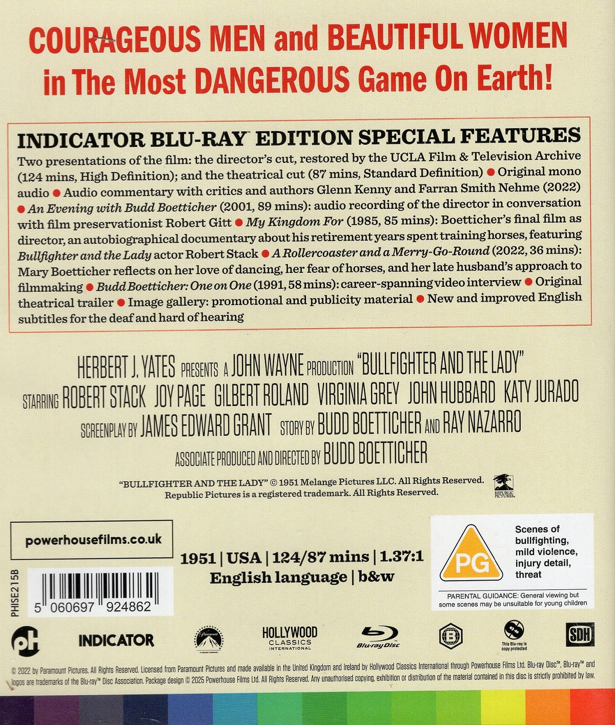 Bullfighter And the Lady (ej svensk text) (Blu-ray) - 2
