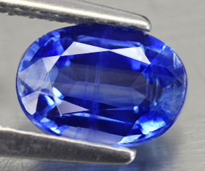 Impresionante piedra preciosa de cianita suelta natural de corte ovalado de 1,05 ct de alta calidad - 3