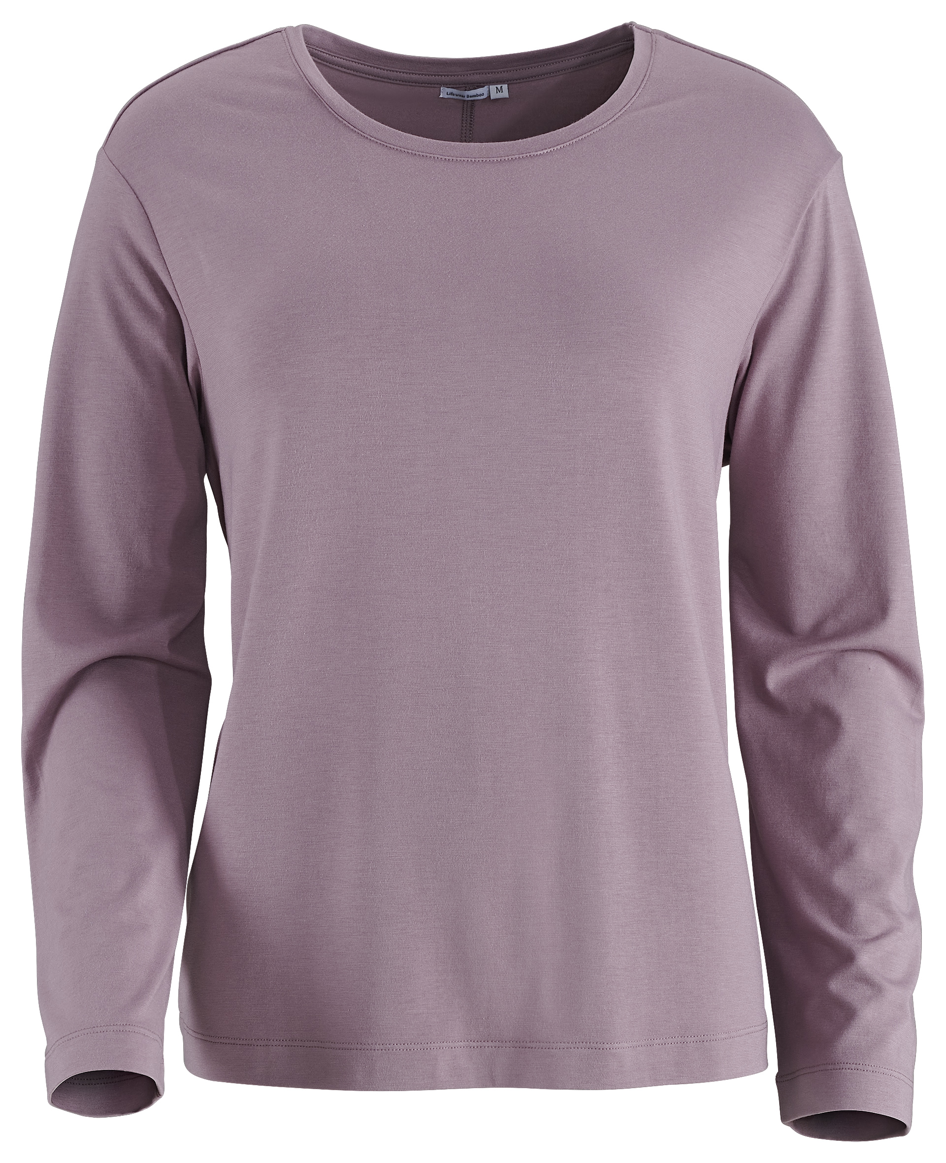 Mauve långärmad t-shirt i bambu