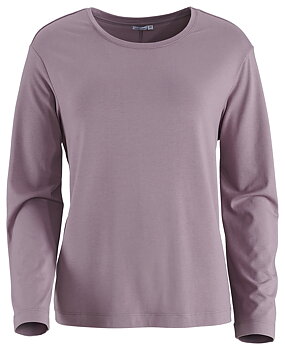 Mauve långärmad t-shirt i bambu