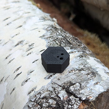 Nosverket NW Behållare Hexagon m magnet Svart