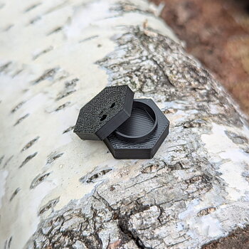 Nosverket NW Behållare Hexagon m magnet Svart