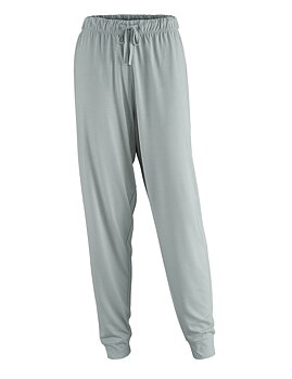 Blågröna pyjamasbyxor i bambu med mudd