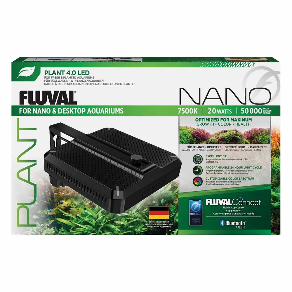 Fluval Plant 4.0 Led Nano, 20w 14,7x14,7 cm