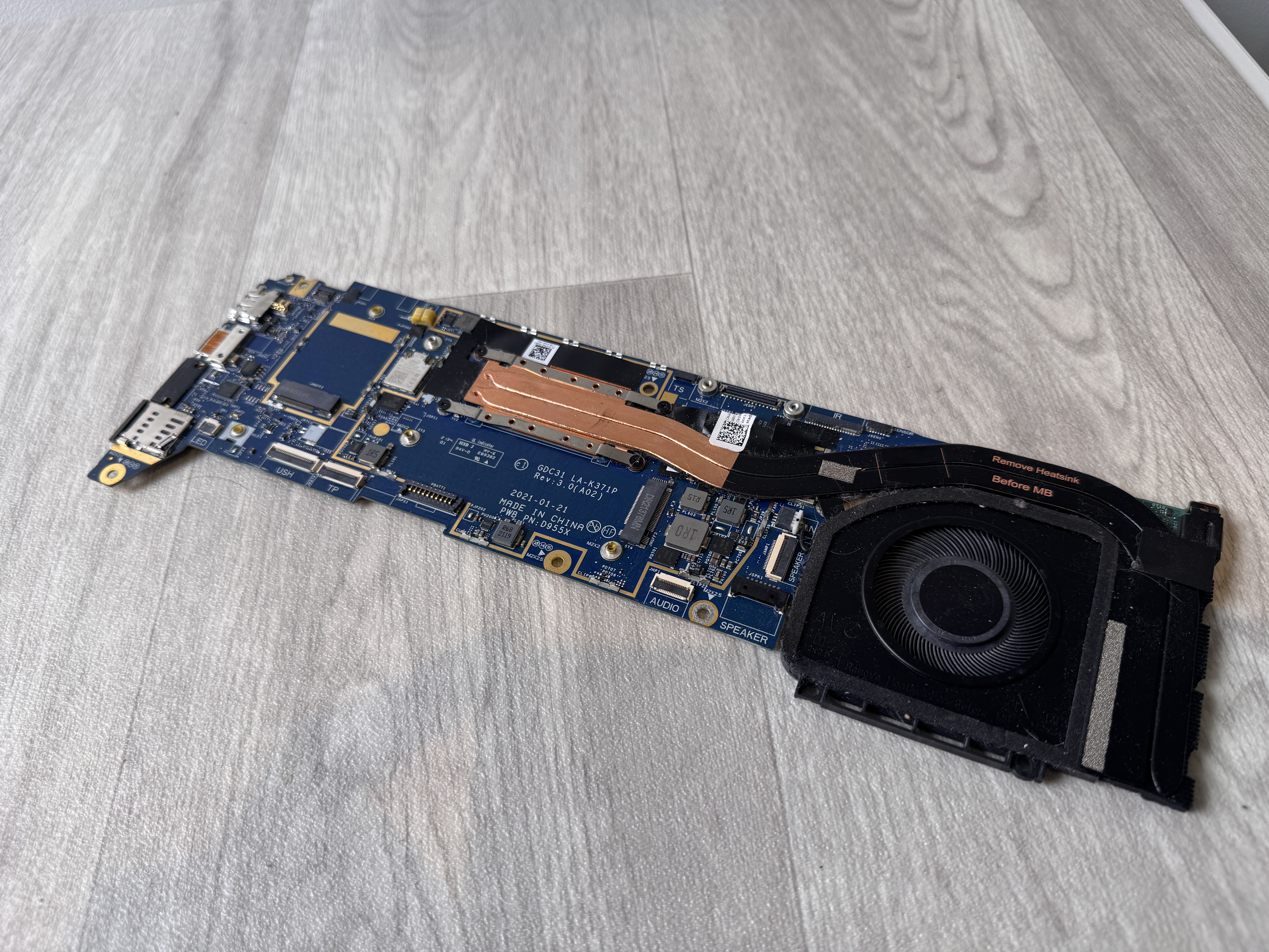 Original Dell Moderkort Latitude 7420 Core i5-1135G7 16GB DDR4 07D4JP CN-07D4JP LA-K371P GDC31
