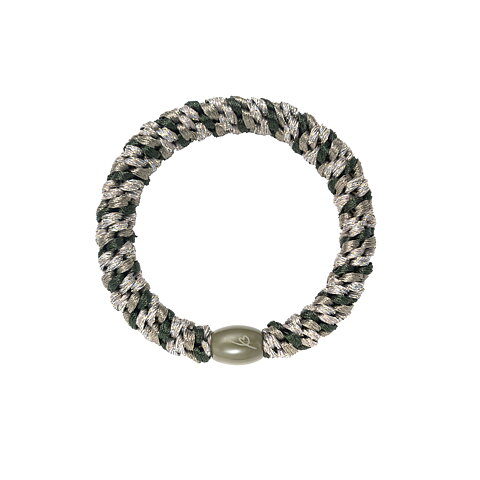 Ella Elastic 10-pack Glitter Green Grey
