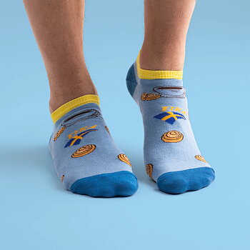 Sneakers Socks FIKA Cinnamon Bun 36-40
