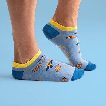 Sneakers Socks FIKA Cinnamon Bun 36-40