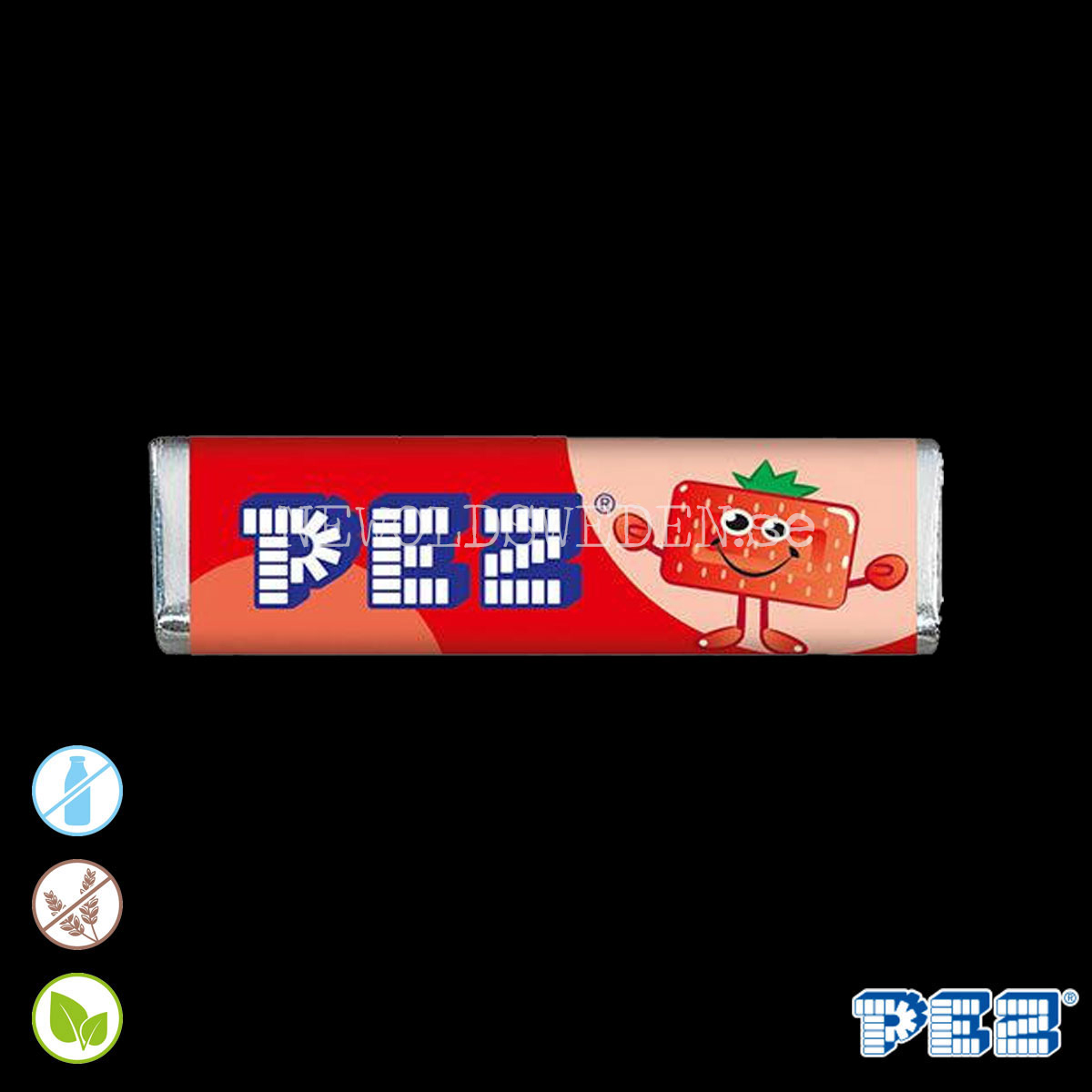 PEZ Bulk Pack STRAWBERRY (100 pcs) -  Bäst före: 2026-04-30 - 2