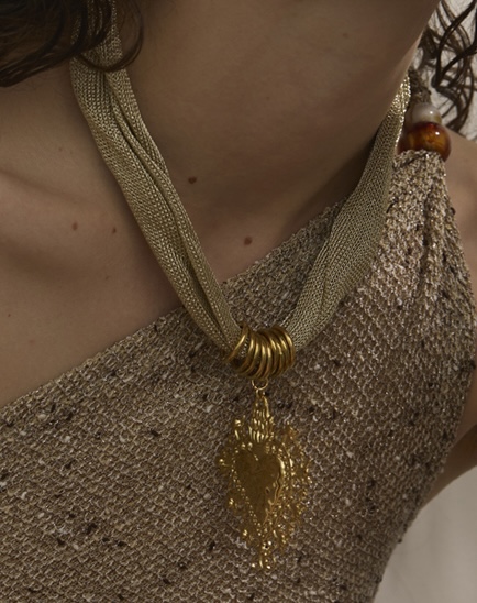 LOVE NET NECKLACE GOLD