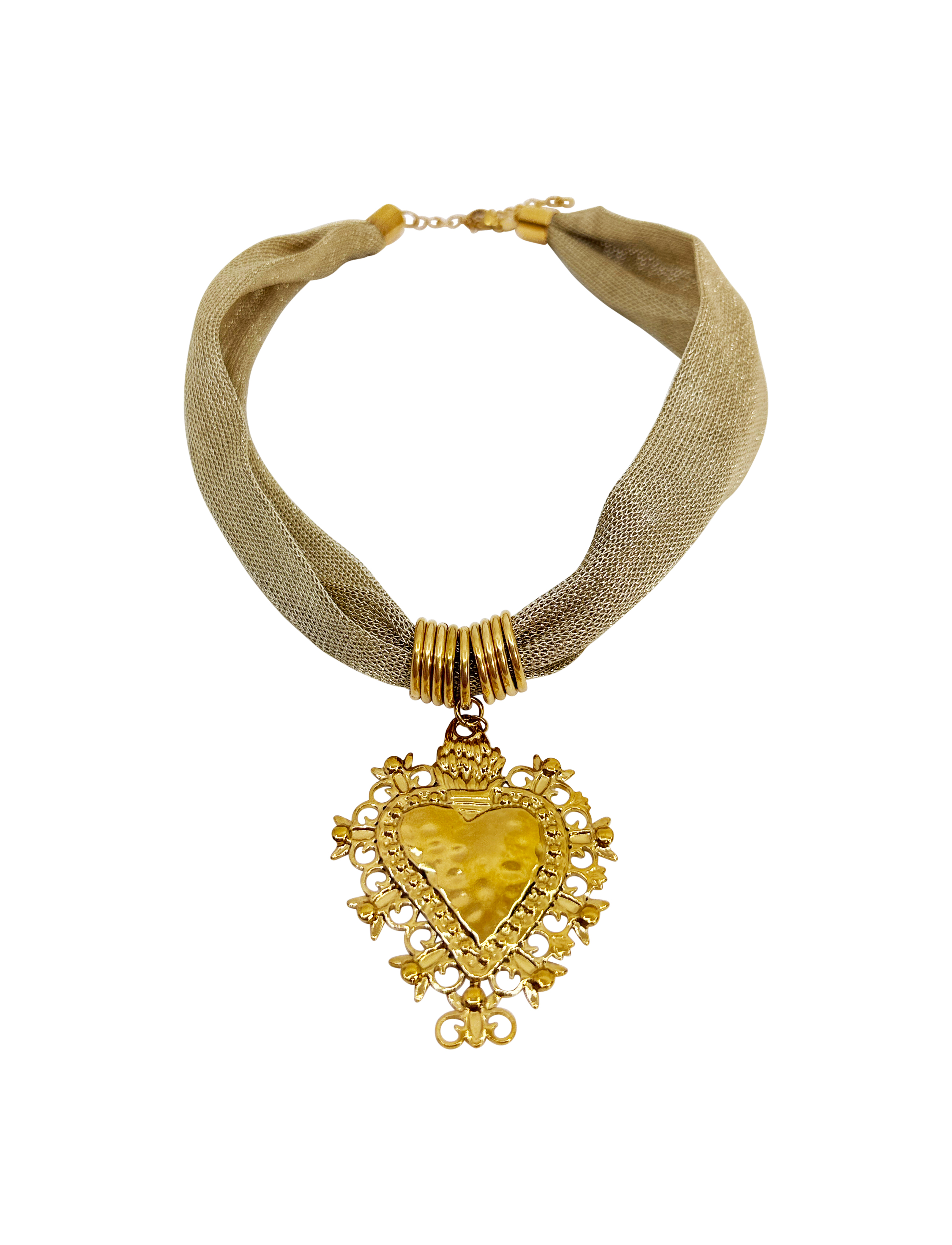 LOVE NET NECKLACE GOLD