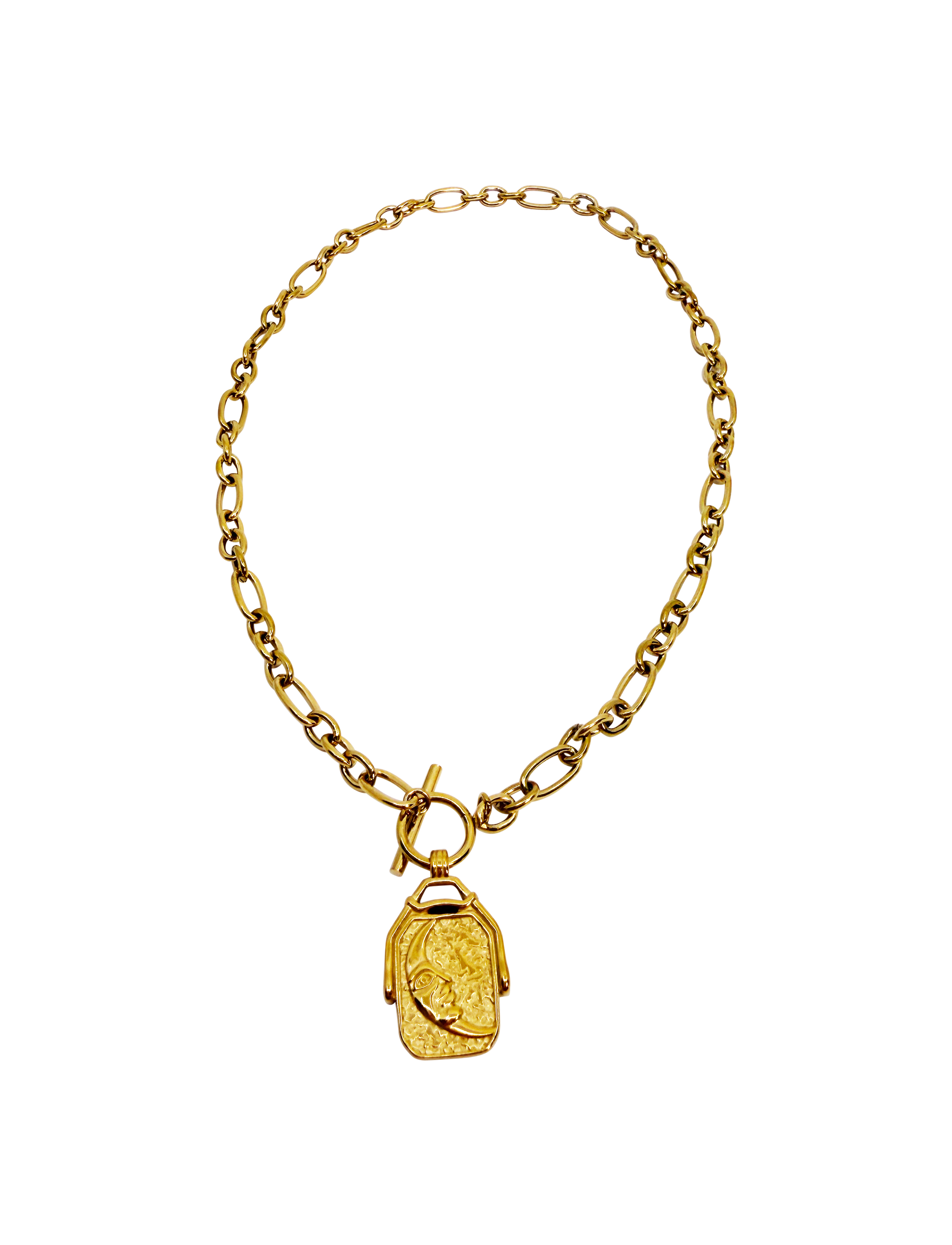 TIGRA MOON NECKLACE GOLD
