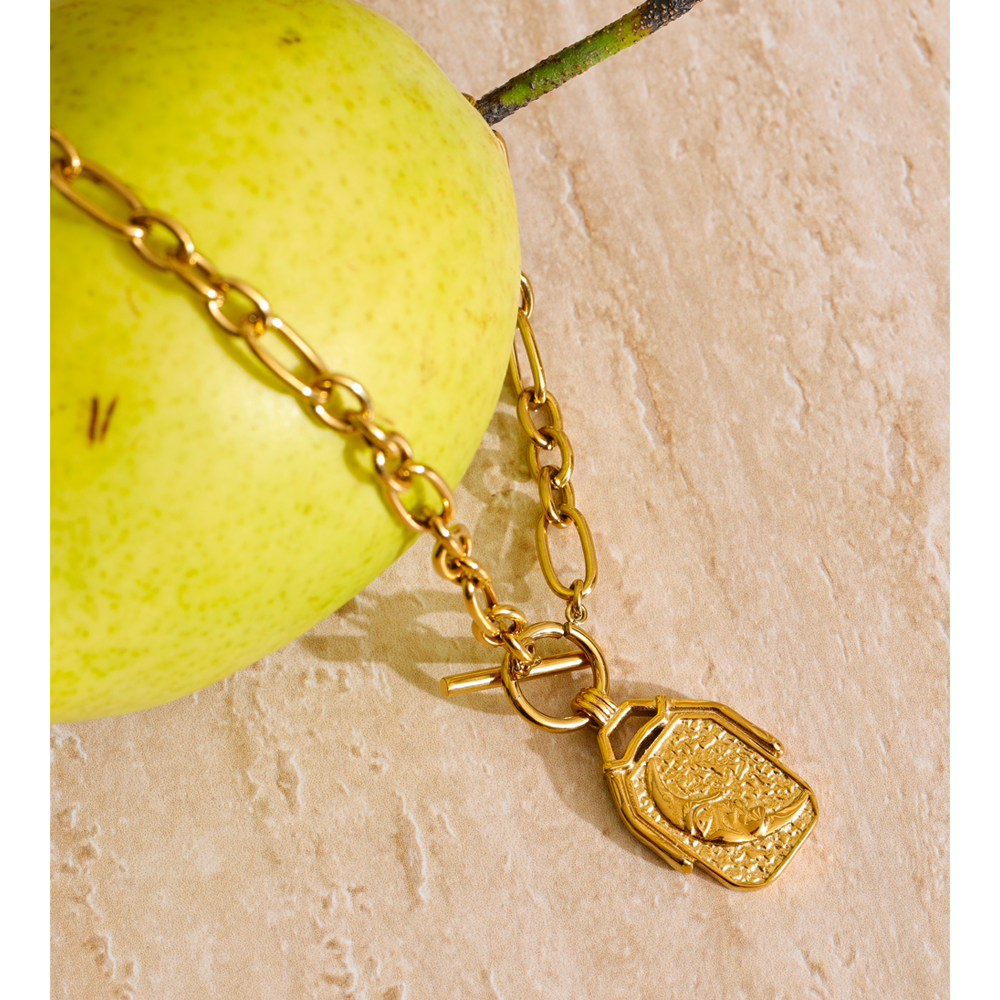 TIGRA MOON NECKLACE GOLD - 3