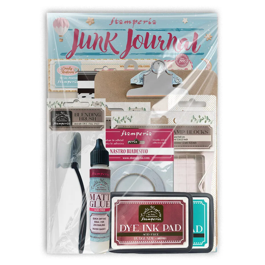 Stamperia Candy Christmas Kit Junk Journal and Colouring