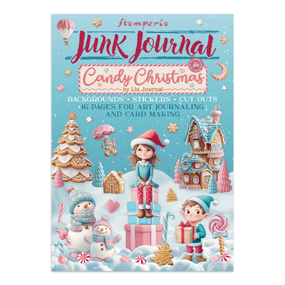 Stamperia Candy Christmas Kit Junk Journal and Colouring - 2