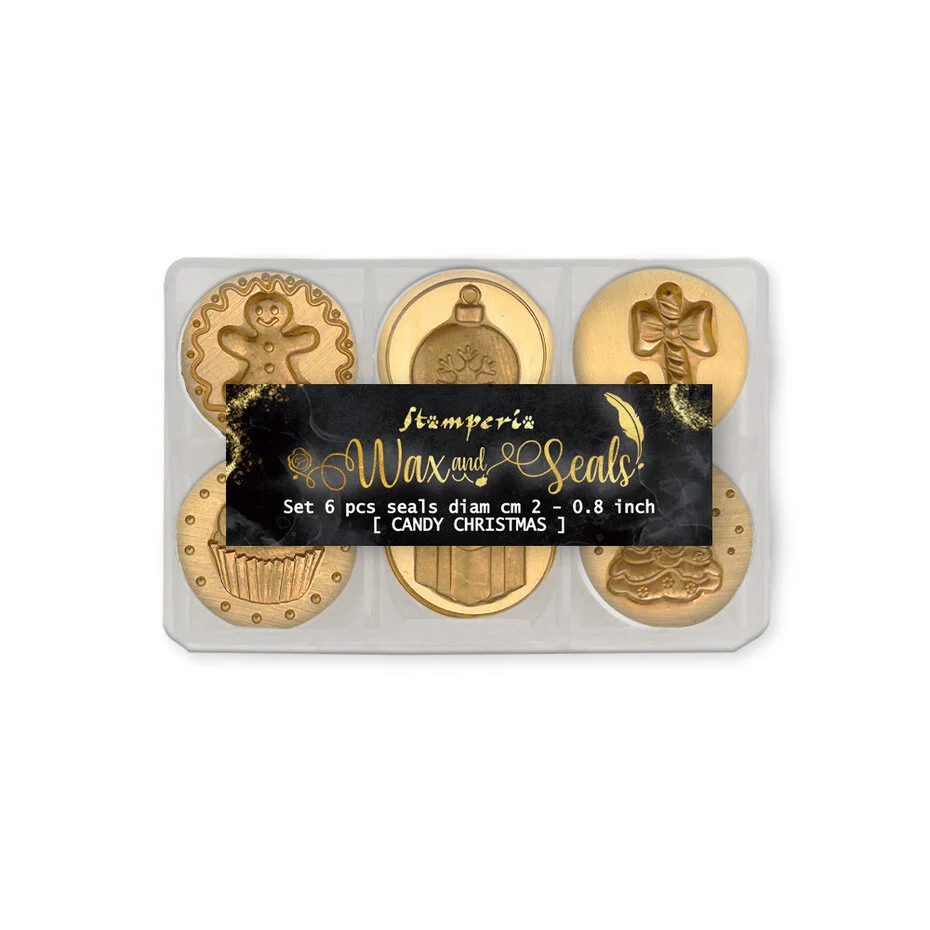 Candy Christmas Wax and Seals (6 seals)