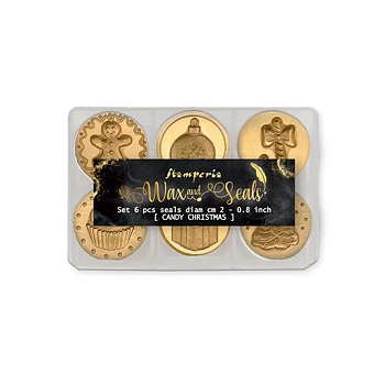 Candy Christmas Wax and Seals (6 seals)