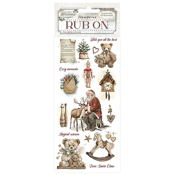 The Owl's House Rub-on 4x8,5 Inch Teddy Bears