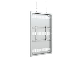 M Pro Series Enclosure 65" Wire Slim Medium White