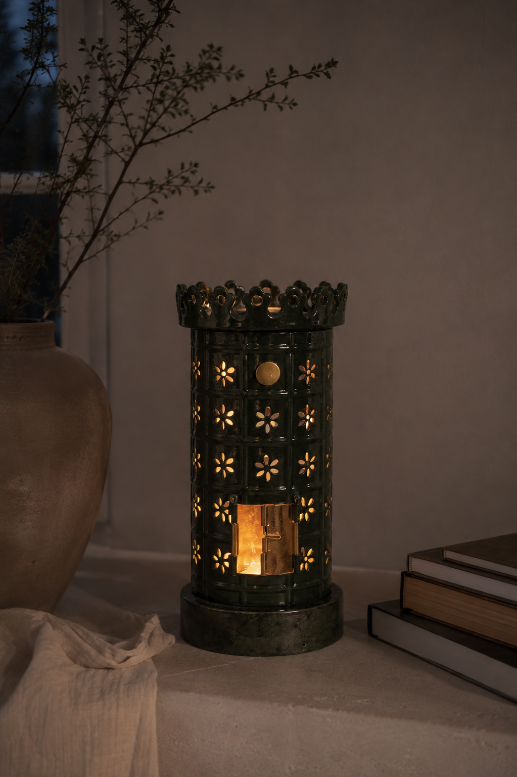 Tealight holder - Lantern - Candlestick - Tiled stove Green - 3