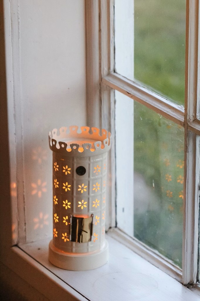 Tealight holder - Lantern - Candlestick - Tiled stove White - 6