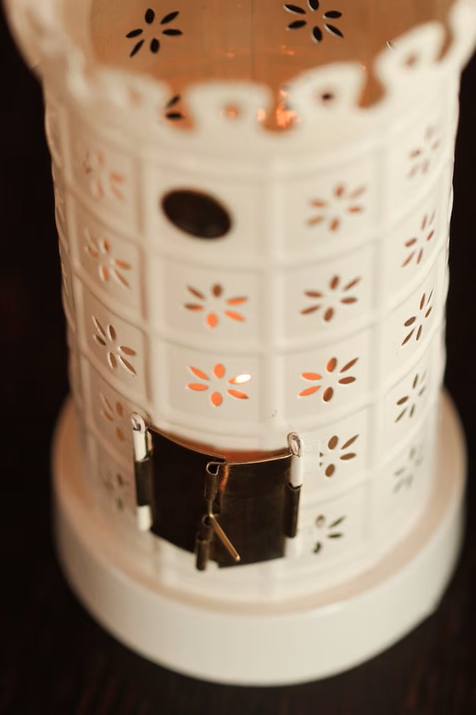 Tealight holder - Lantern - Candlestick - Tiled stove White - 5
