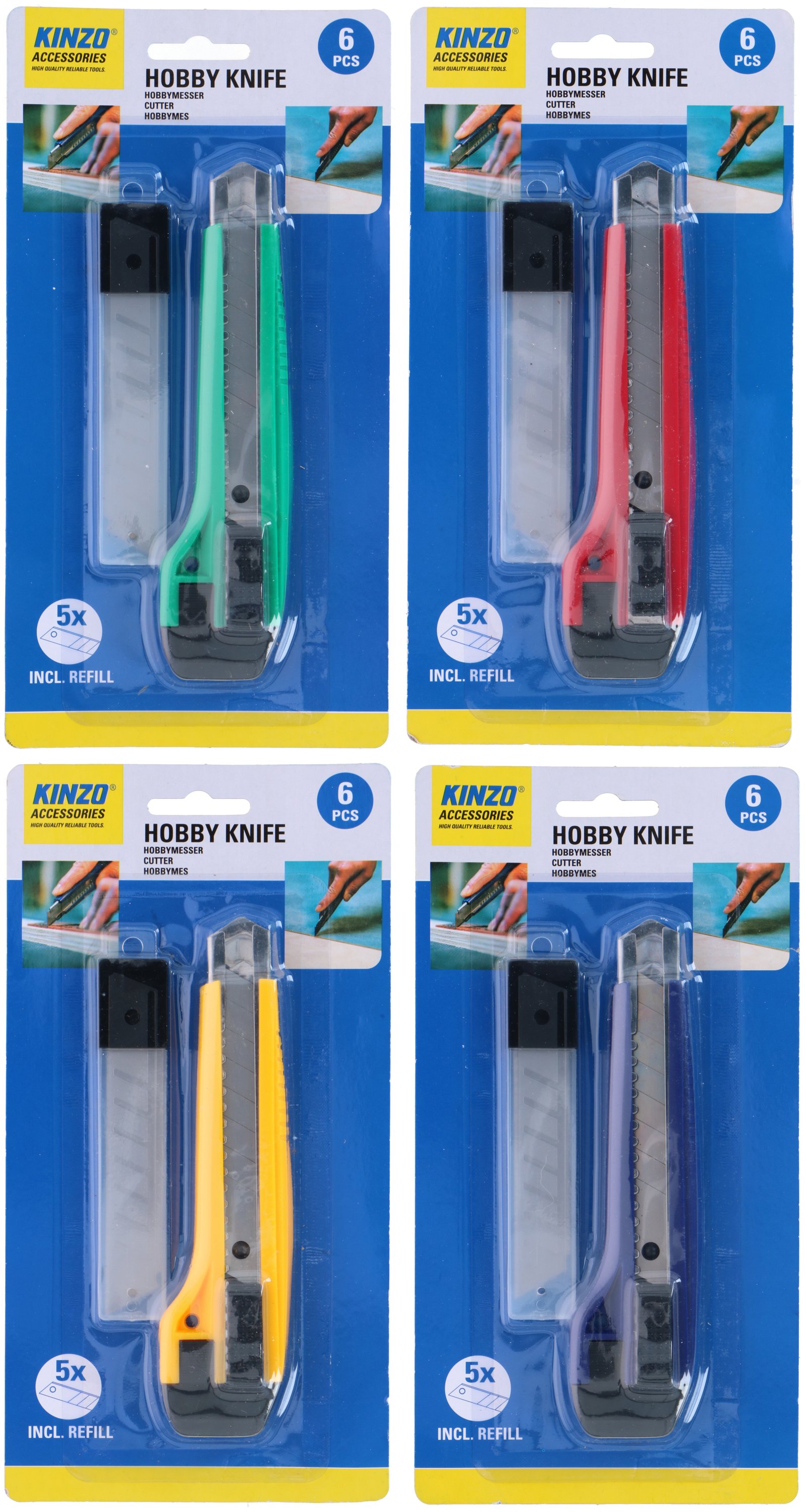 Hobbykniv med 5st reservblad
