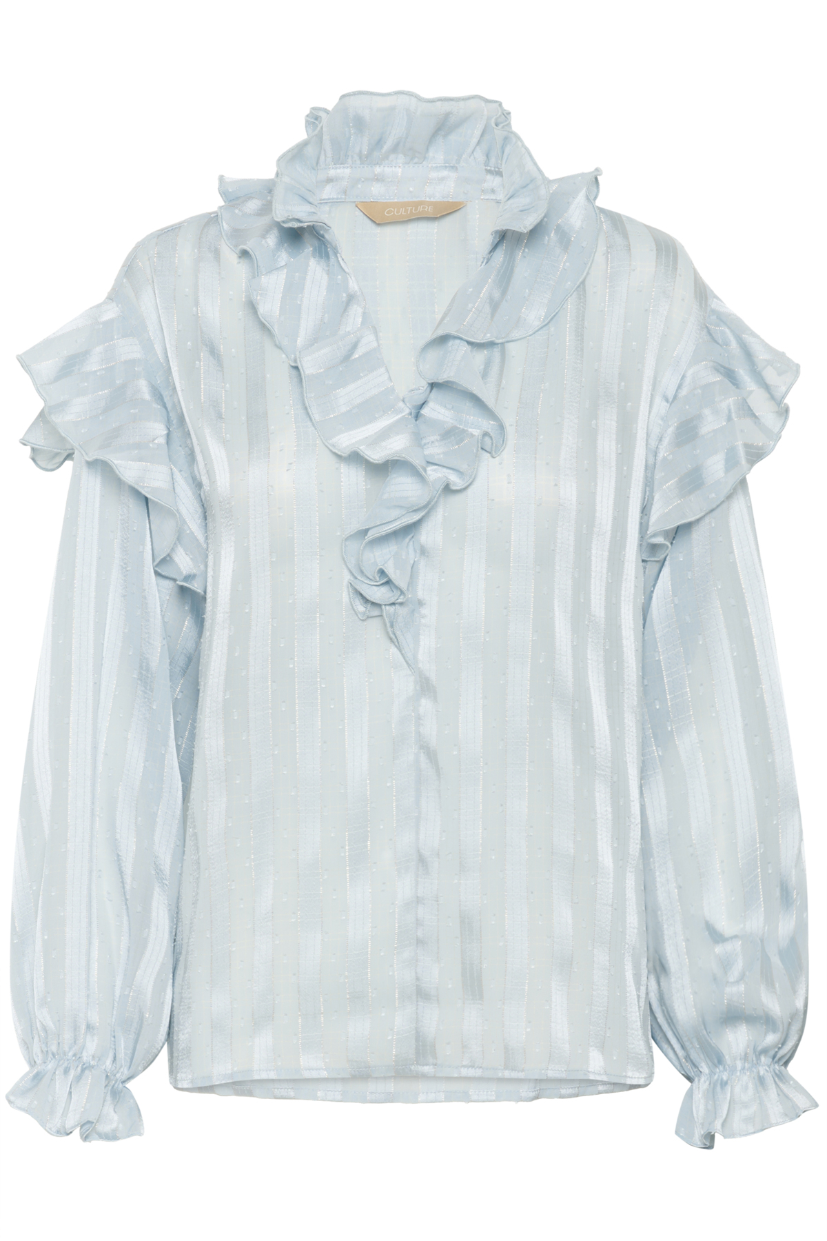 Culture Flowy Blouse Serenity Blue - 2