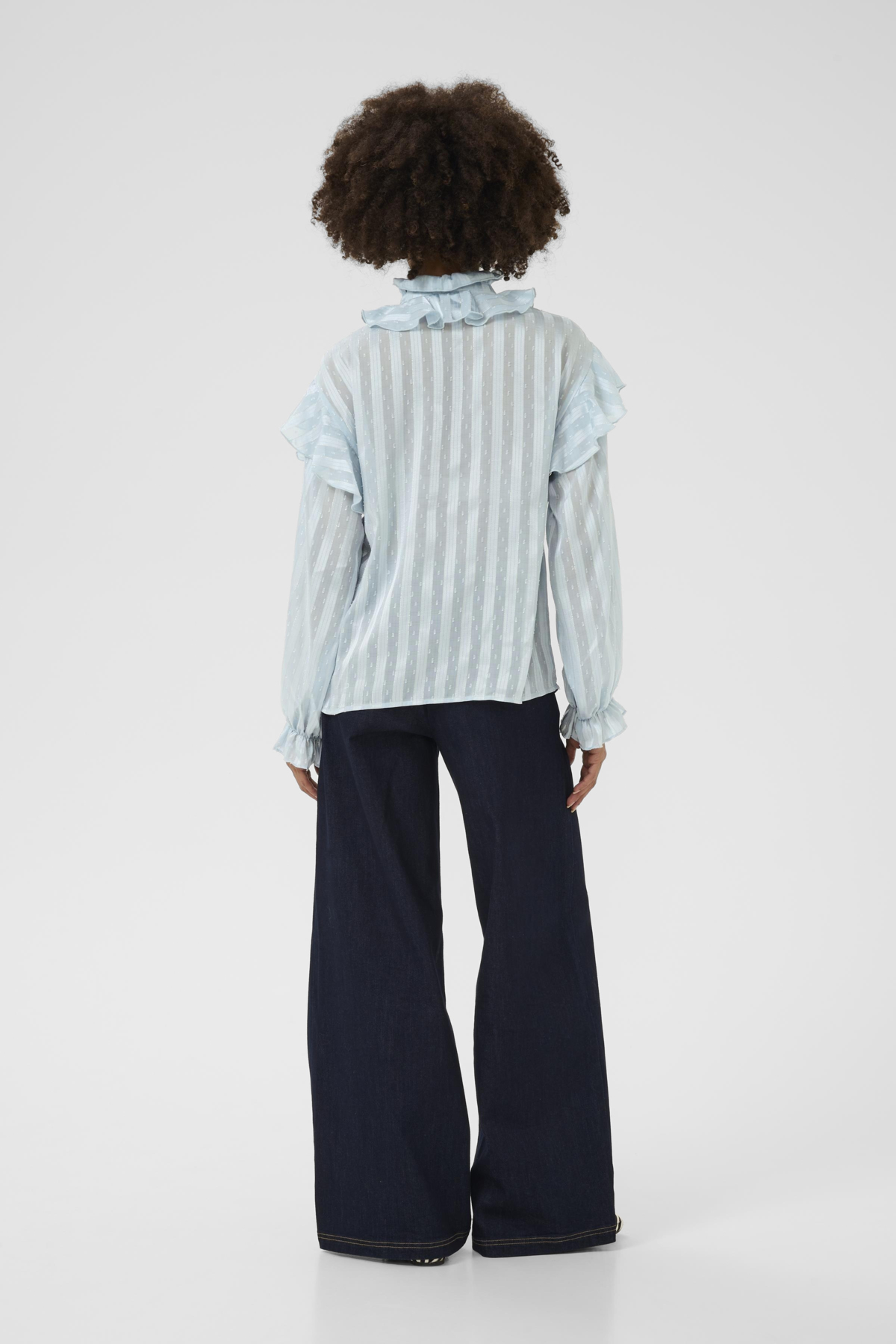 Culture Flowy Blouse Serenity Blue - 4